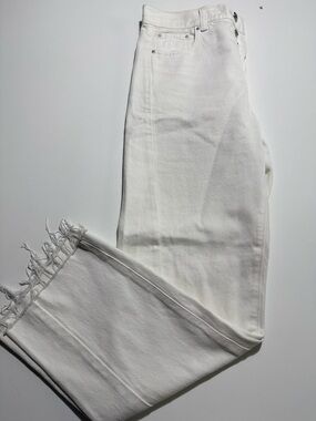 Madewell Pieced Barrel-Leg Jeans